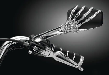 Kuryakyn Skeleton Hand Mirrors Chr/Blk 1759 1759 User 1