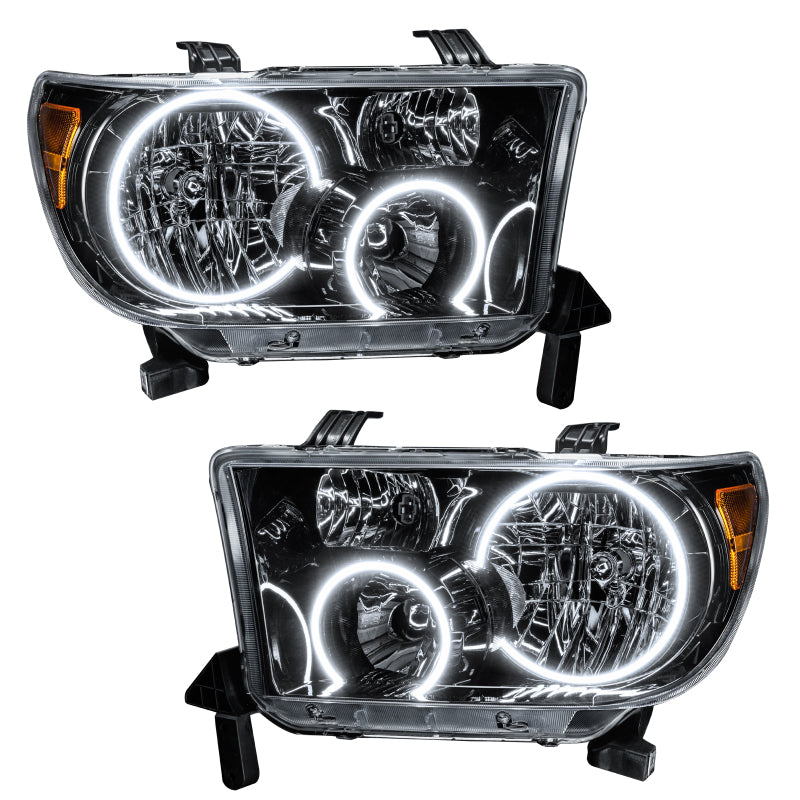 ORACLE Lighting Oracle 07-11 Toyota Tundra Pre-Assembled Headlights - Black Housing - White 7119-001 7119-001 Photo - Primary