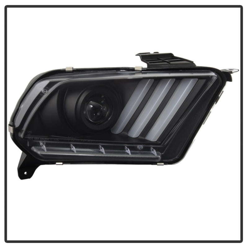 Spyder 10-13 Ford Mustang - Halogen - Projector Headlights - LED Signals -Black (PRO-YD-FM2010V2-BK) 5085429 5085429 Photo - Unmounted