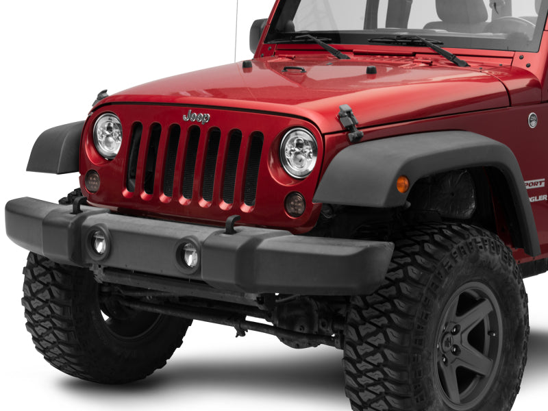 Raxiom 07-18 Jeep Wrangler JK Axial Series LED Amber Turn Signals (Smoked) J108040 J108040 Photo - Close Up