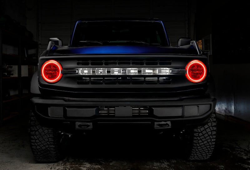 ORACLE Lighting Oracle 2021 Ford Bronco Base Headlight LED Halo Kit - ColorSHIFT - w/ RF Controller 1470-330 1470-330 User 1