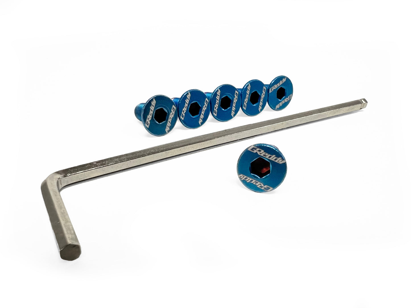 GReddy TITANIUM STEERING WHEEL BOLT SET, BURNT-Ti () 16500104