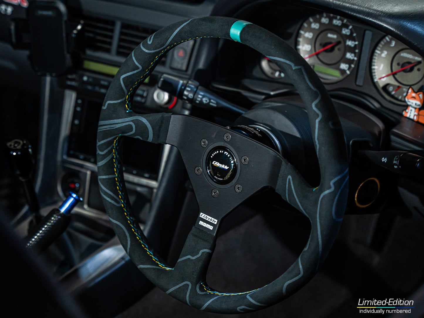 GReddy MOMO ALCANTARA MONTECARLO STEERING WHEEL, LIMITED EDITION 16500211