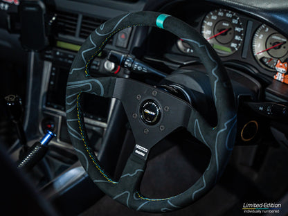 GReddy MOMO ALCANTARA MONTECARLO STEERING WHEEL, LIMITED EDITION 16500211