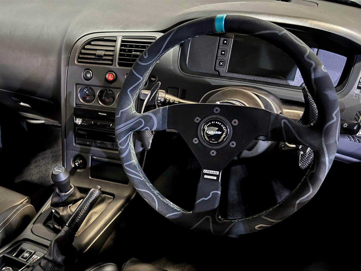 GReddy MOMO ALCANTARA MONTECARLO STEERING WHEEL, LIMITED EDITION 16500211