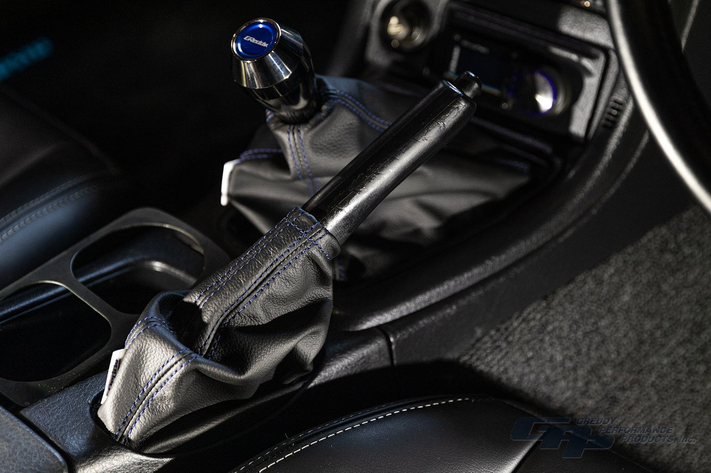 GReddy SIDE BRAKE BOOT SKYLINE GT-R BNR32 GENUINE LEATHER - () 16520751