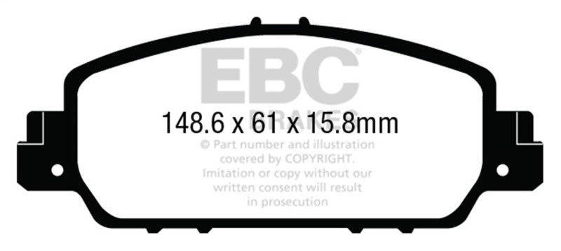 EBC Disc Brake Pad Set DP43014R Photo - Primary