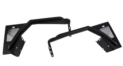 Fishbone Offroad 97-06 Jeep Wrangler TJ Steel Tube Fenders Front 3In Flare - Blk Textured Powdercoat FB23029F FB23029F Photo - out of package