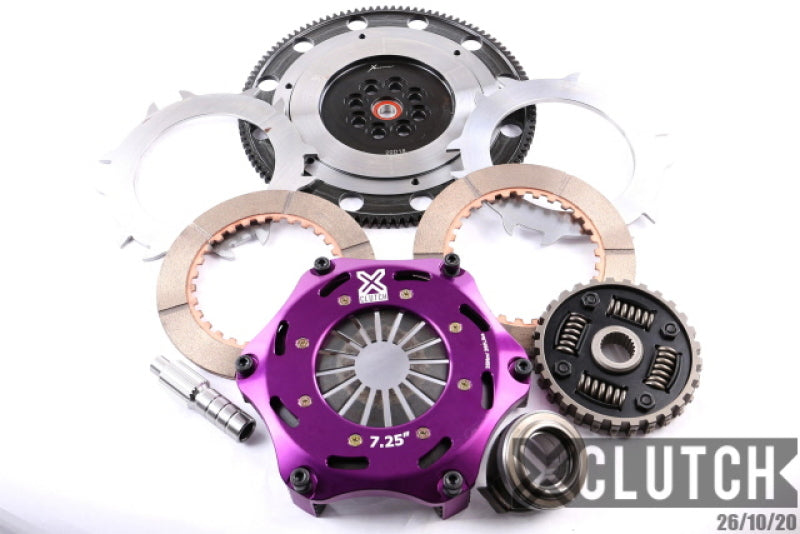 XCLUTCH 88-91 Honda CRX Si 1.6L 7.25in Twin Sprung Ceramic Clutch Kit XKHN18521-2B XKHN18521-2B Photo - Primary