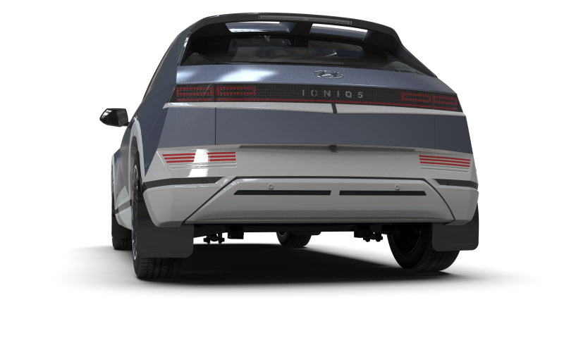 Rally Armor 2022 Hyundai Ioniq 5 Black Mud Flap w/ Silver Logo MF87-UR-BLK-SIL MF87-UR-BLK-SIL User 1