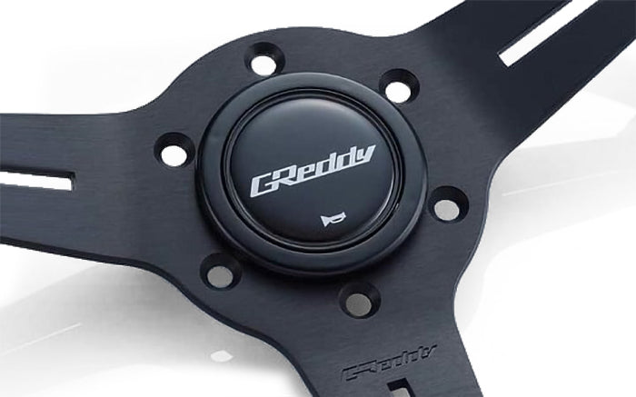GReddy SPORT STEERING WHEEL - 3 STRIPE MED DISH 16600001