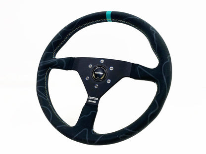 GReddy MOMO ALCANTARA MONTECARLO STEERING WHEEL, LIMITED EDITION 16500211