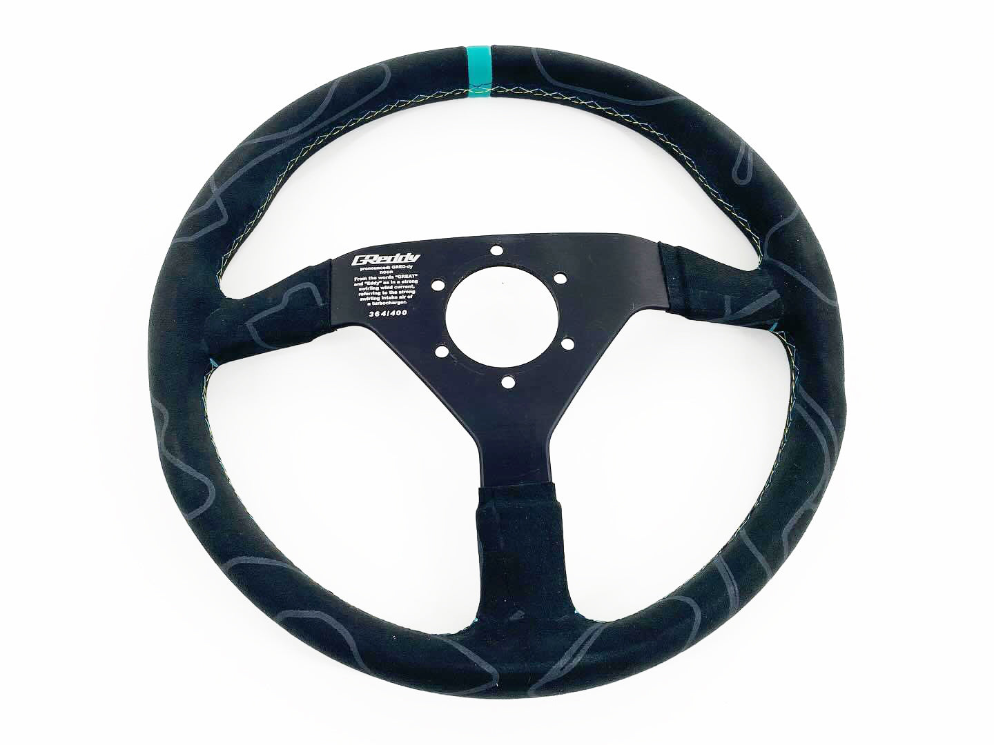 GReddy MOMO ALCANTARA MONTECARLO STEERING WHEEL, LIMITED EDITION 16500211