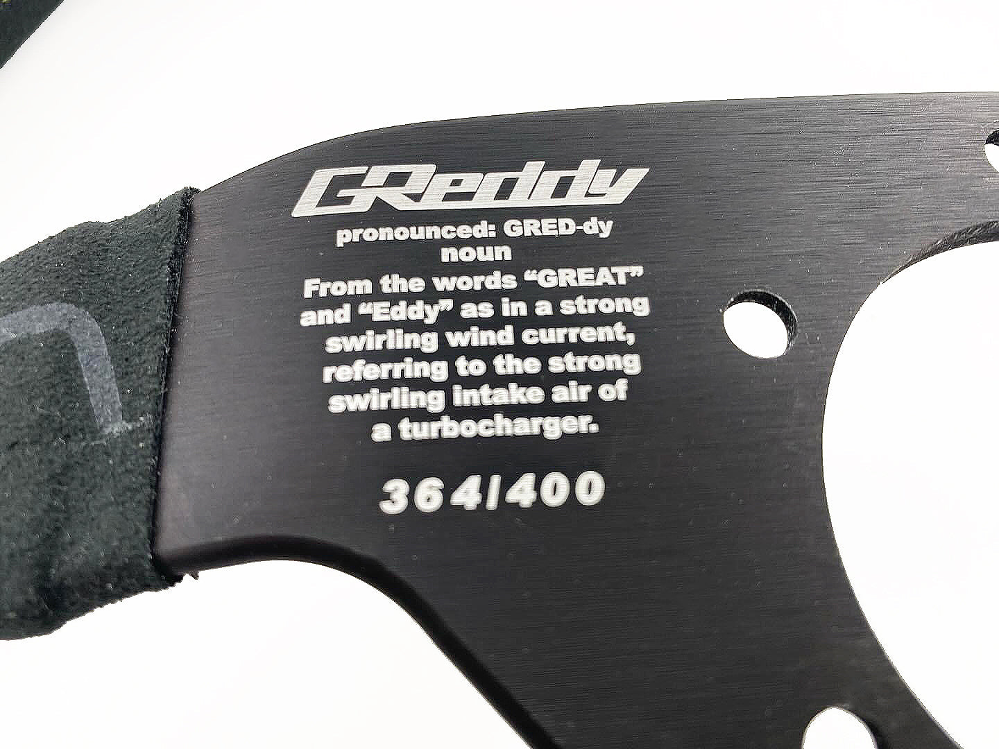 GReddy MOMO ALCANTARA MONTECARLO STEERING WHEEL, LIMITED EDITION 16500211