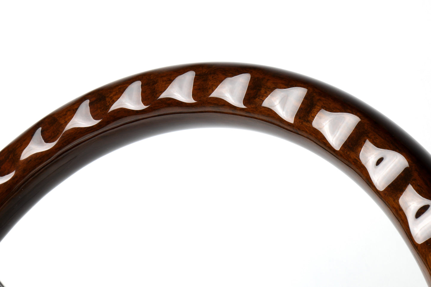 GReddy WOOD STEERING WHEEL - DARK FINISH MED DISH 16600009