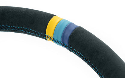 GReddy SPORT STEERING WHEEL - SUEDE 3 STRIPE DEEP DISH 16600014