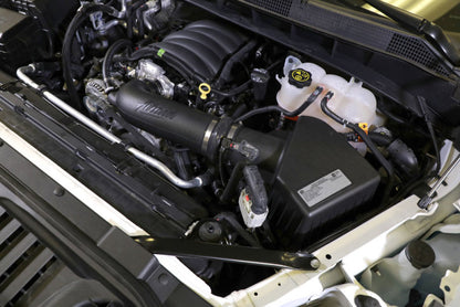 Airaid 19-20 Chevrolet Silverado 1500 V6-4.3L Jr Intake Kit - Oiled / Yellow Media 204-795 204-795 Photo - Mounted