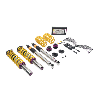 KW Coilover Kit V3 2017+ Audi A4 (B9) Sedan 2wd w/ Electronic Dampers 352100AW 352100AW Photo - Primary