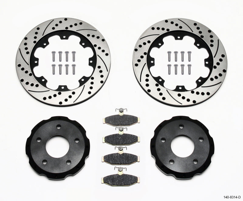 Wilwood Pro-Matrix Rear Kit, Drilled 88-96 Corvette C4 140-8314-D Photo - Primary