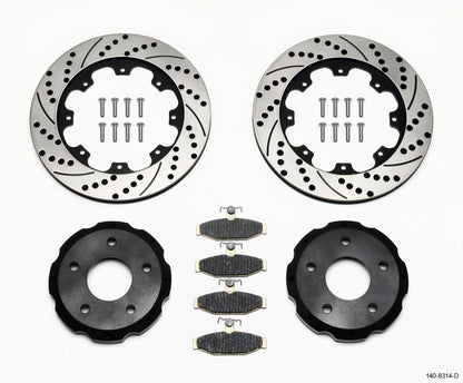Wilwood Pro-Matrix Rear Kit, Drilled 88-96 Corvette C4 140-8314-D Photo - Primary