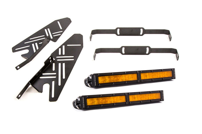 Diode Dynamics 17-19 Ford Raptor SS Fog Kit 12.0 In - Amber Wide DD6219 DD6219 Photo - Primary