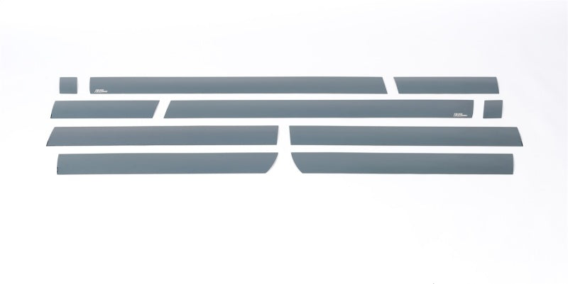 Putco 15-19 Chevy Silverado HD - Double Cab - 8ft Long Box 10pcs Black Platinum Rocker Panels 9751224BP 9751224BP Photo - Primary