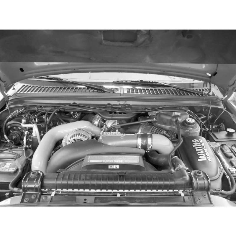Banks Power 03-07 Ford 6.0L Ram-Air Intake System - Dry Filter 42155-D Photo - lifestyle view