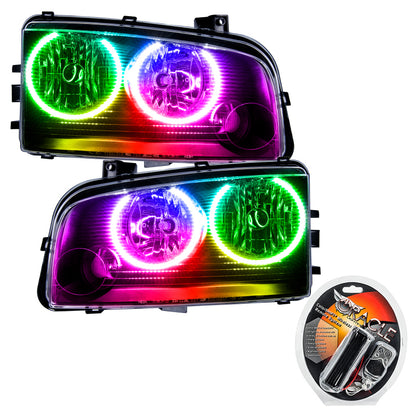 ORACLE Lighting Oracle 05-10 Dodge Charger SMD HL (Non-HID) - ColorSHIFT 7022-330 7022-330 Photo - Primary