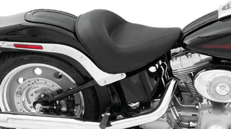 Mustang Motorcycle Mustang 06-17 Harley Softail Wide Tire (200mm) Wide Touring Solo Seat - Black 76248 76248 User 1