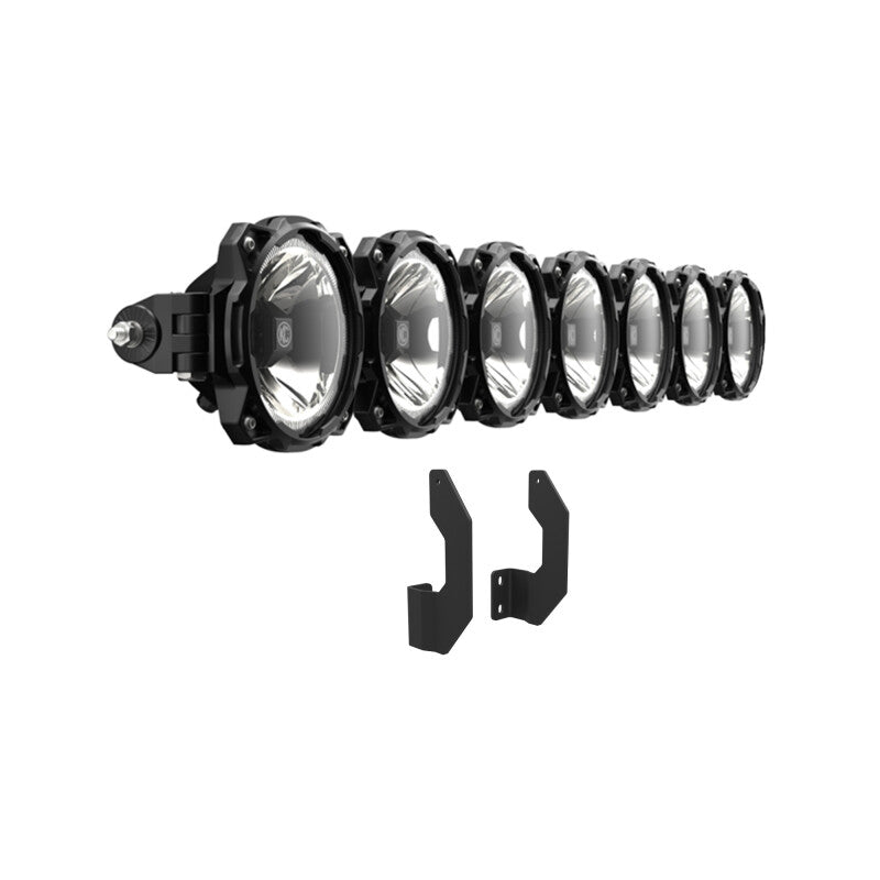 KC HiLiTES 11-16 Ford Super Duty Gravity LED Pro6 7-Light Bar Kit - Front Bumper 91344 91344 User 2