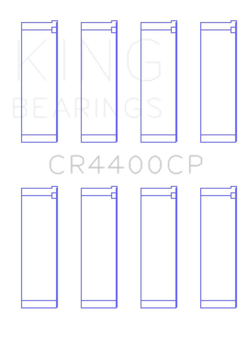 King Engine Bearings King Honda R18A1 1.8L SOHC Connecting Rod Bearing Set CR4400CP