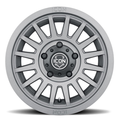 ICON Recon SLX 18x9 5x5 BP -12mm Offset 4.5in BS 71.5mm Hub Bore Charcoal Wheel 3618907345CH 3618907345CH Photo - Close Up