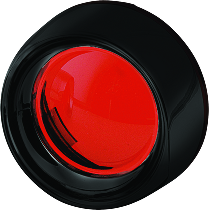 Kuryakyn Deep Dish Bezel/Red Lens Blk 5482 5482 Photo - Primary