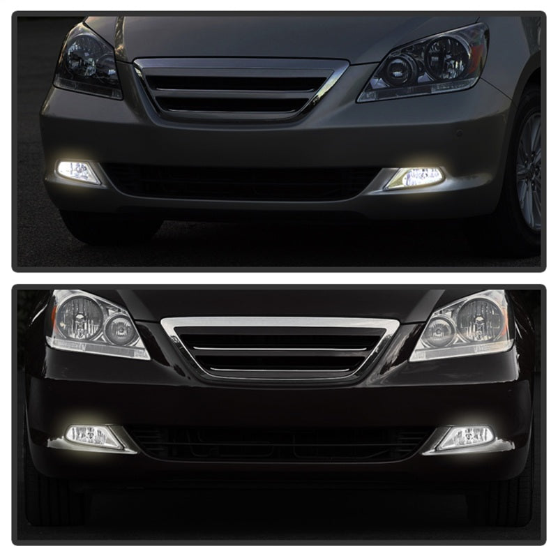 Spyder Honda Odyssey 05-07 OEM Fog Lights W/Switch Smoked FL-CL-HODY05-SM 5077431 5077431 Photo - Mounted