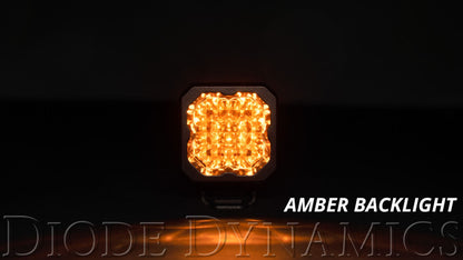 Diode Dynamics Stage Series C1 LED Pod Sport - Yellow Flood Standard ABL (Pair) DD6448P DD6448P User 5