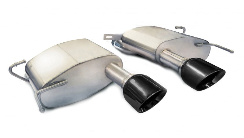 Corsa Performance 11-13 Cadillac CTS Coupe V 6.2L V8 Black Sport Axle-Back Exhaust 14942BLK Photo - Primary