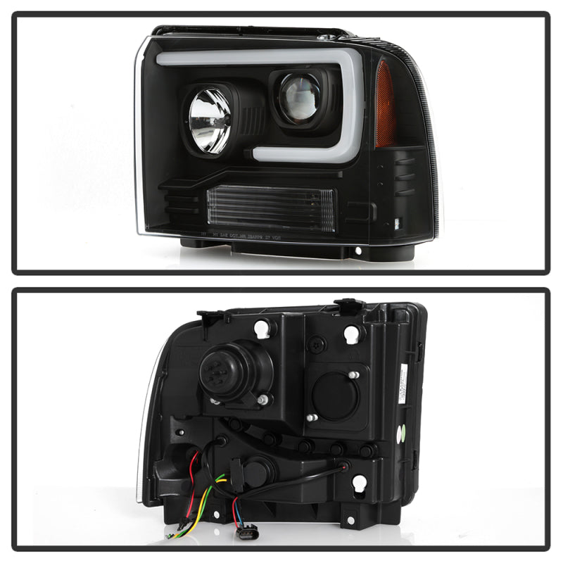Spyder 05-07 Ford F250/350/450 Super Duty Projector LED Black PRO-YD-FS05V2PL-BK 5087911 5087911 User 1