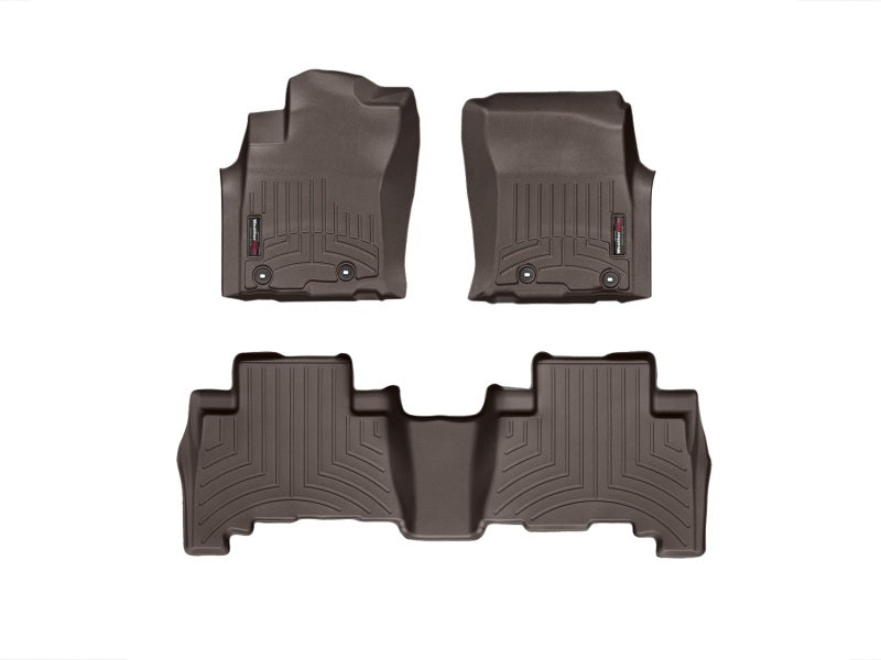 WeatherTech WT FloorLiner - Front - Cocoa Floor Mats Floor Mats - Rubber main image