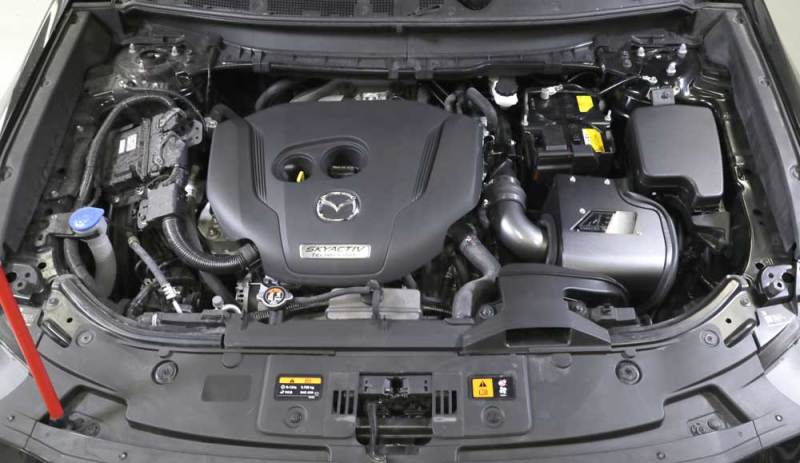AEM Induction AEM 18-19 Mazda 6 2.5L L4 Turbo Polished Cold Air Intake 21-861C 21-861C Photo - Mounted
