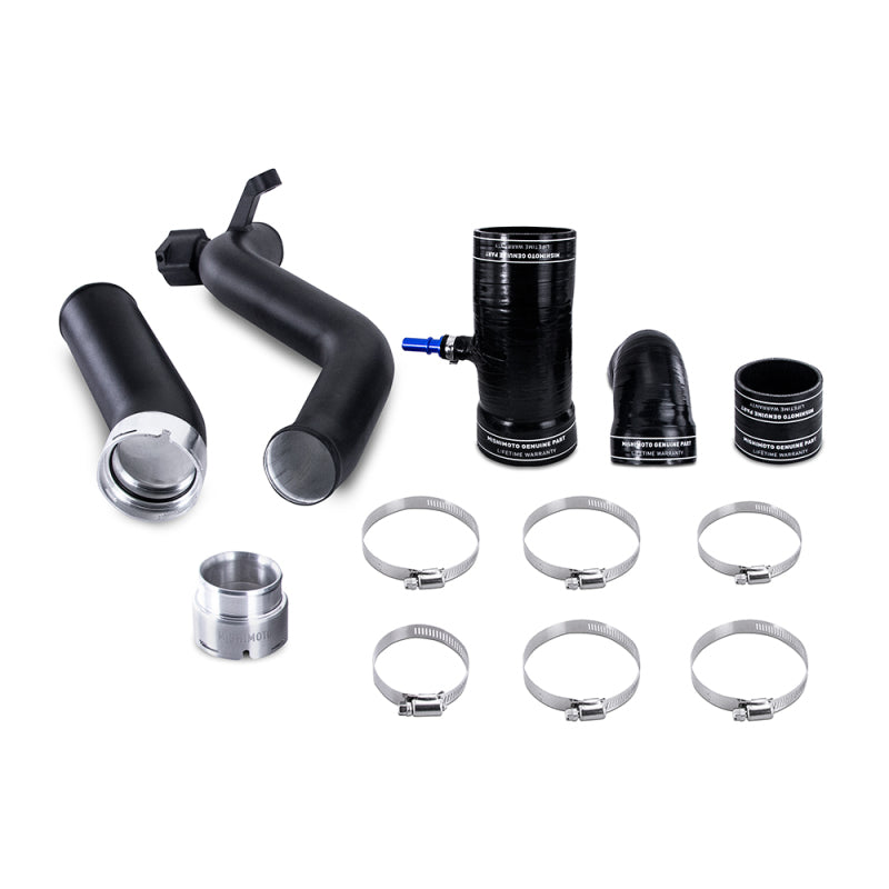 Mishimoto 2019+ Ford Ranger 2.3L Intercooler Pipe & Boot Kit - Micro-Wrinkle Black MMICP-RGR-19KMWBK MMICP-RGR-19KMWBK Photo - Primary