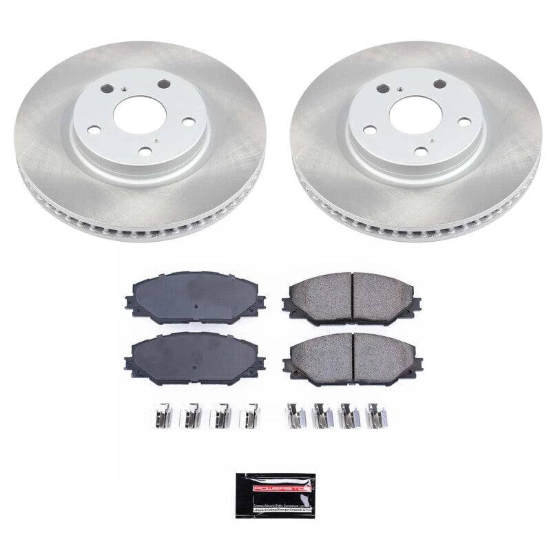PowerStop Power Stop 06-18 Toyota RAV4 Front Semi-Coated Rotor Kit SC3054 SC3054 Photo - Primary