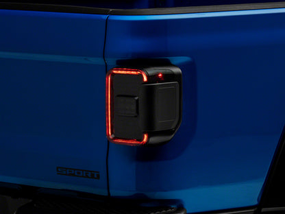 Raxiom 20-23 Jeep Gladiator JT Axial Series LED Tail Lights- Blk Housing (Smoked Lens) JG10568 JG10568 Photo - Primary