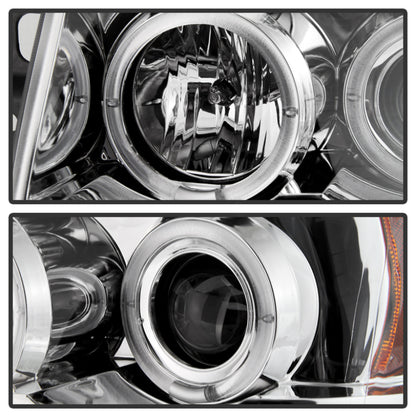 Spyder Nissan Titan 04-14/Armada 04-07 Projector Headlights LED Halo LED Chrm PRO-YD-NTI04-HL-C 5011589 5011589 User 1