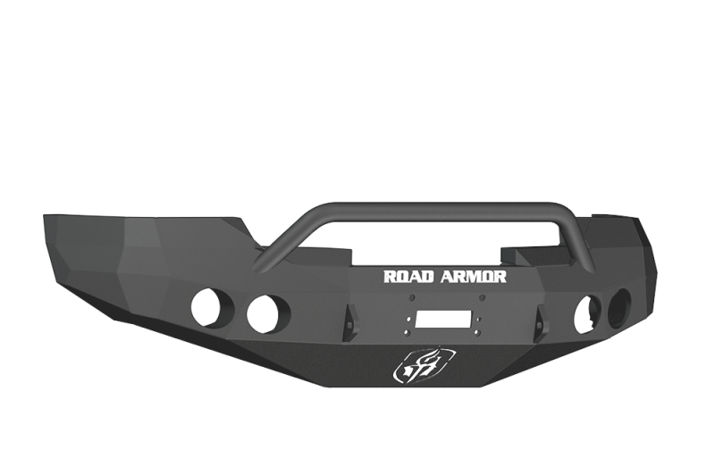 Road Armor 08-13 GMC 1500 Stealth Front Winch Bumper w/Pre-Runner Guard - Tex Blk 37604B 37604B Photo - Primary