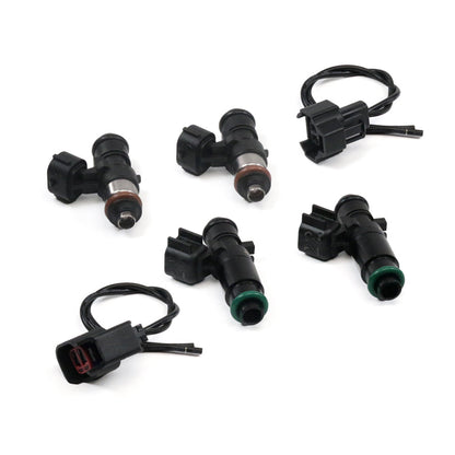 DeatschWerks Matched set of 4 fuel injectors, two 1000cc/min injectors and two 2200cc/min injectors
