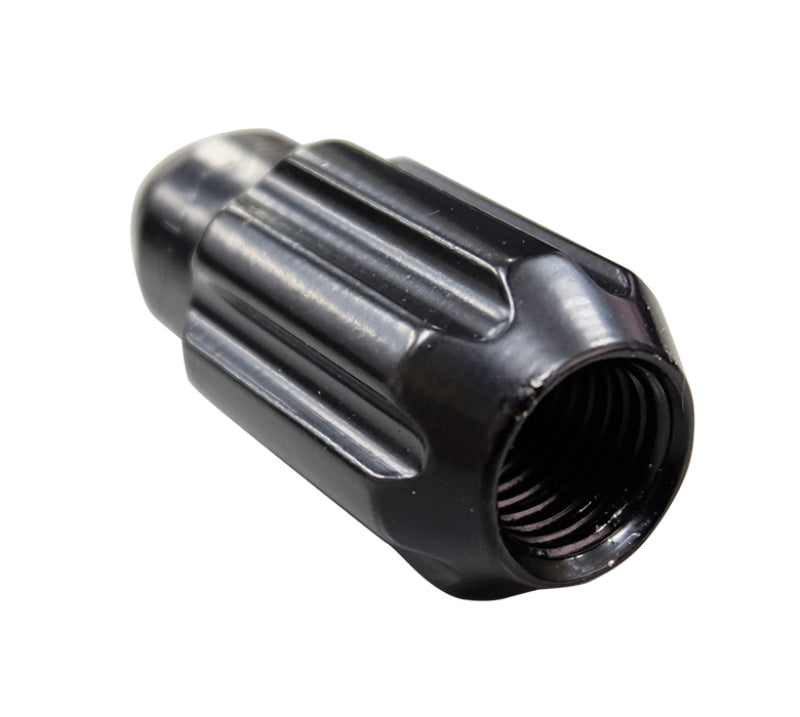 NRG M12 x 1.5 Steel Lug Nut Set  Bullet Shape 21 pc Black W/ Lock Key LN-LS500BK-21 Photo - Primary