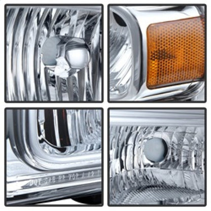 SPYDER Xtune Ford F250/350/450 Super Duty 05-07 Crystal Headlights Chrome HD-JH-FS05-AM-C 9026560 9026560 Photo - Unmounted