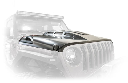 DV8 Offroad 18+ Jeep JL Heat Dispersion Hood - Primer Black HDMBJL-01 HDMBJL-01 User 2