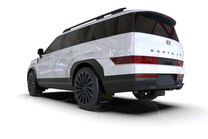 Rally Armor 2024+ Hyundai Santa Fe Black Mud Flap w/ Red Logo MF118-UR-BLK-RD MF118-UR-BLK-RD User 2