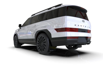 Rally Armor 2024+ Hyundai Santa Fe Black Mud Flap w/ Red Logo MF118-UR-BLK-RD MF118-UR-BLK-RD User 2